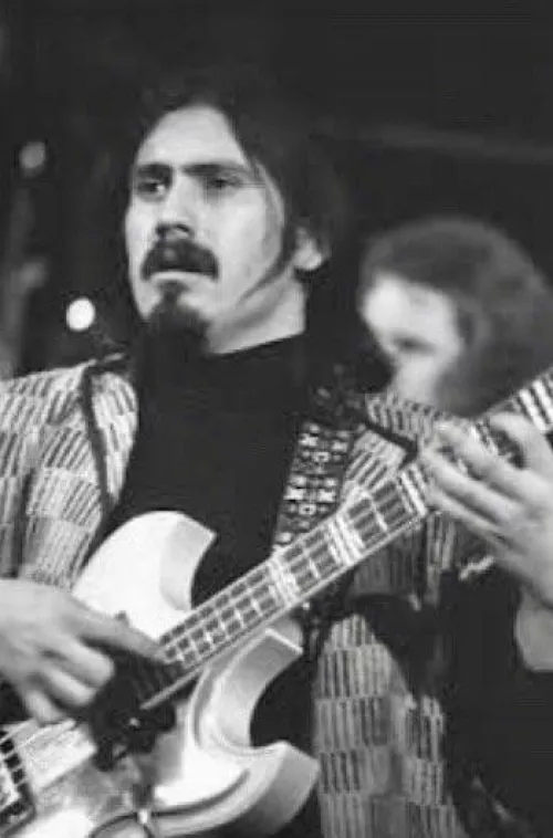 Nick during his time with the Mothers of Invention (1967) 