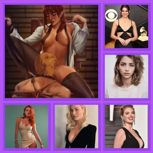 Pick one to tie you up and use you for her own satisfaction (Kira Kosarin, Emily Rudd, Kate Upton, Brie Larson, Bella Thorne)