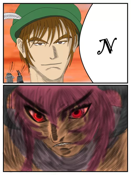 Robin Hood lit the whole Smouldering forest