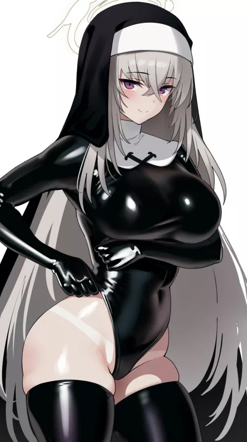 Sakurako showing her tan line