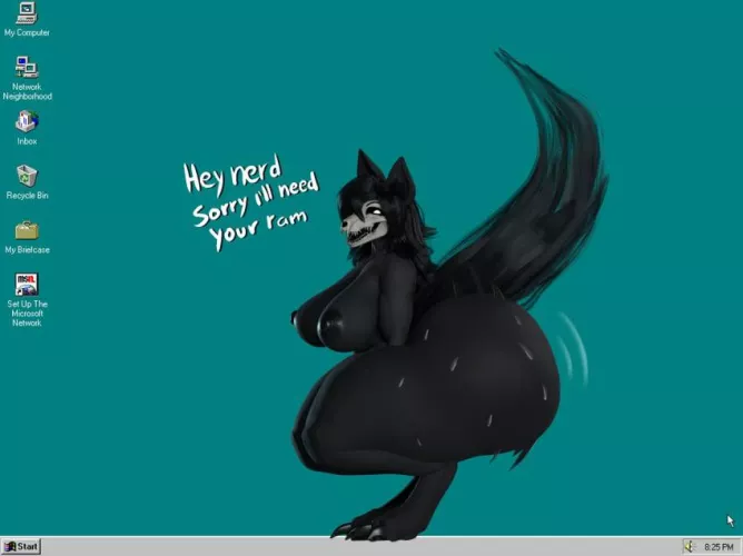 She took all of my ram