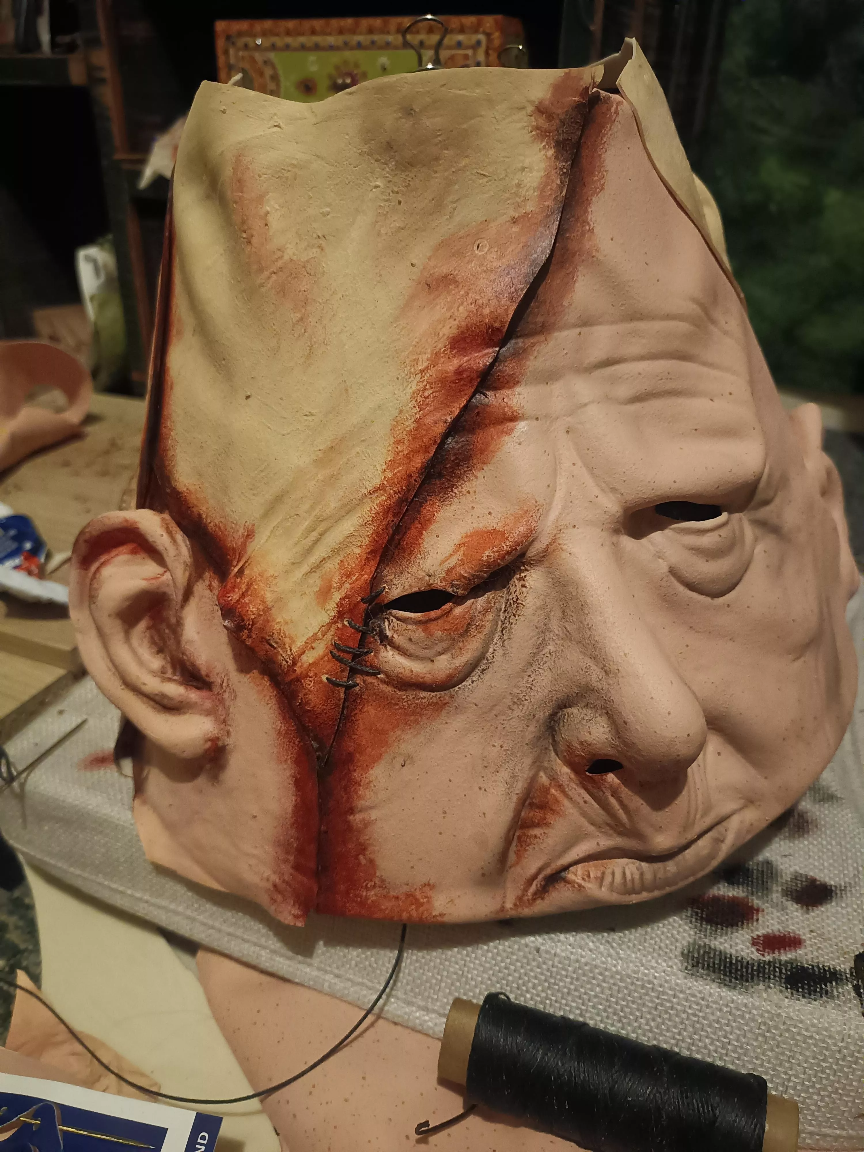 Skin lamp... not quite finished obviously, but its the beginning of a collection... 