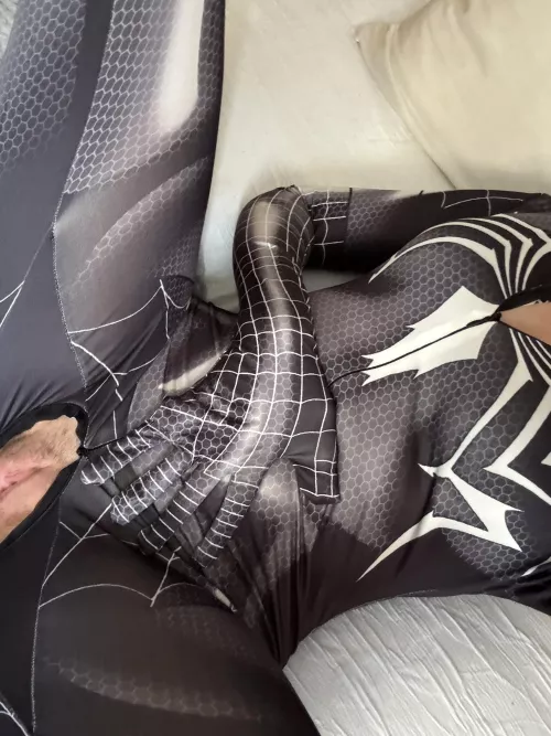 Spiderman inspired but a naughty one. 