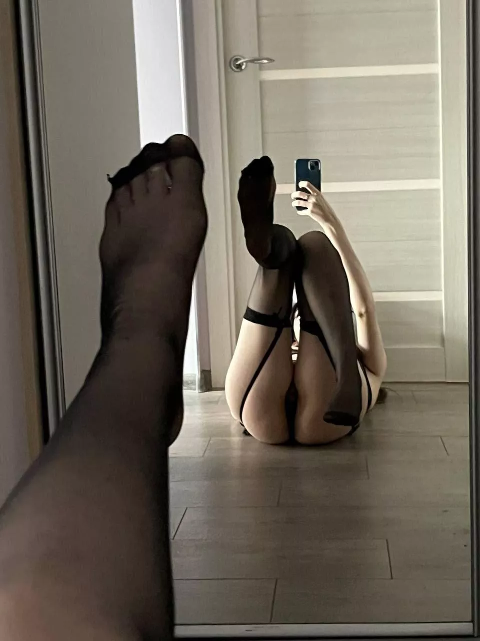 Stockings on or off when we fuck