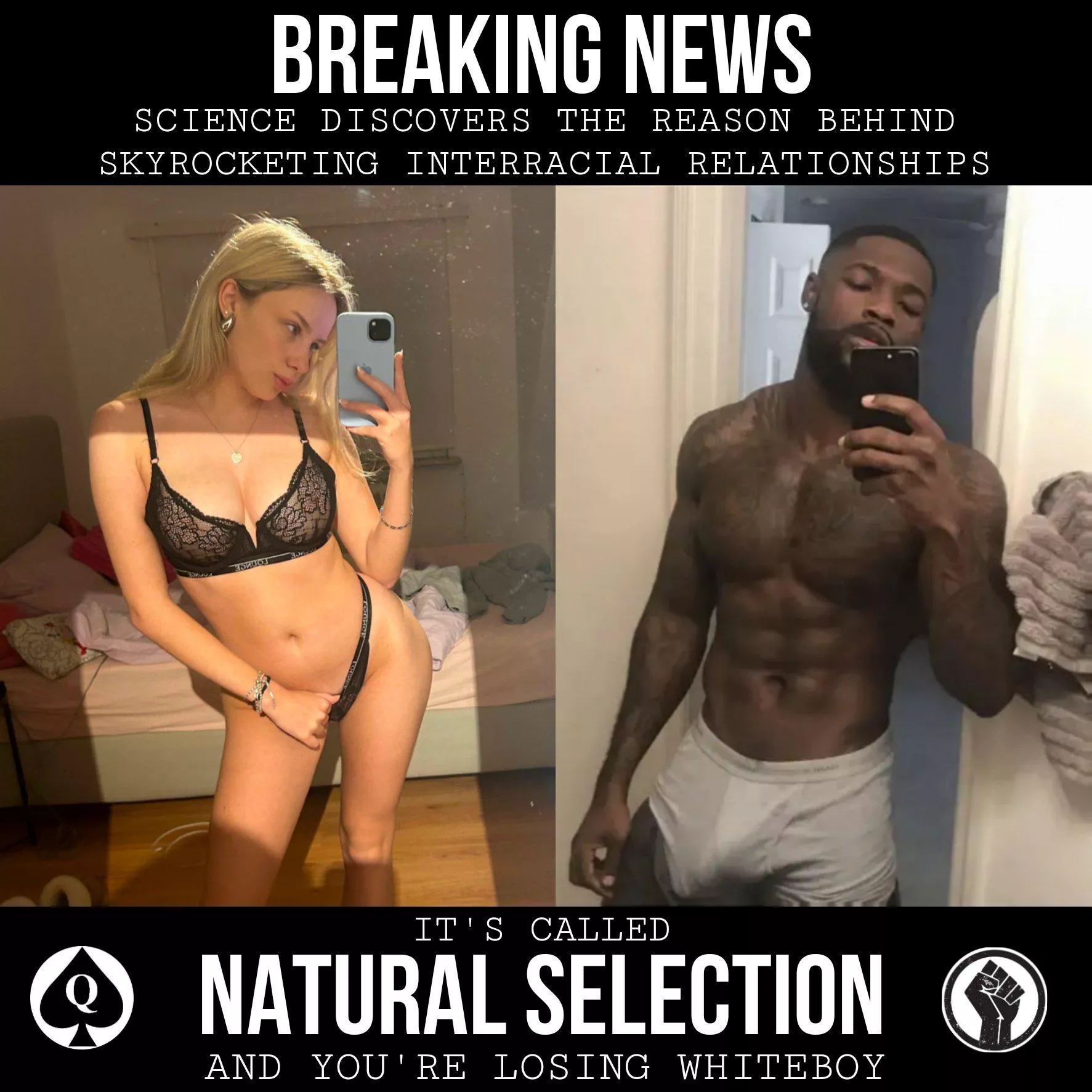 Stroke to your extinction, whiteboi 🤭♠️