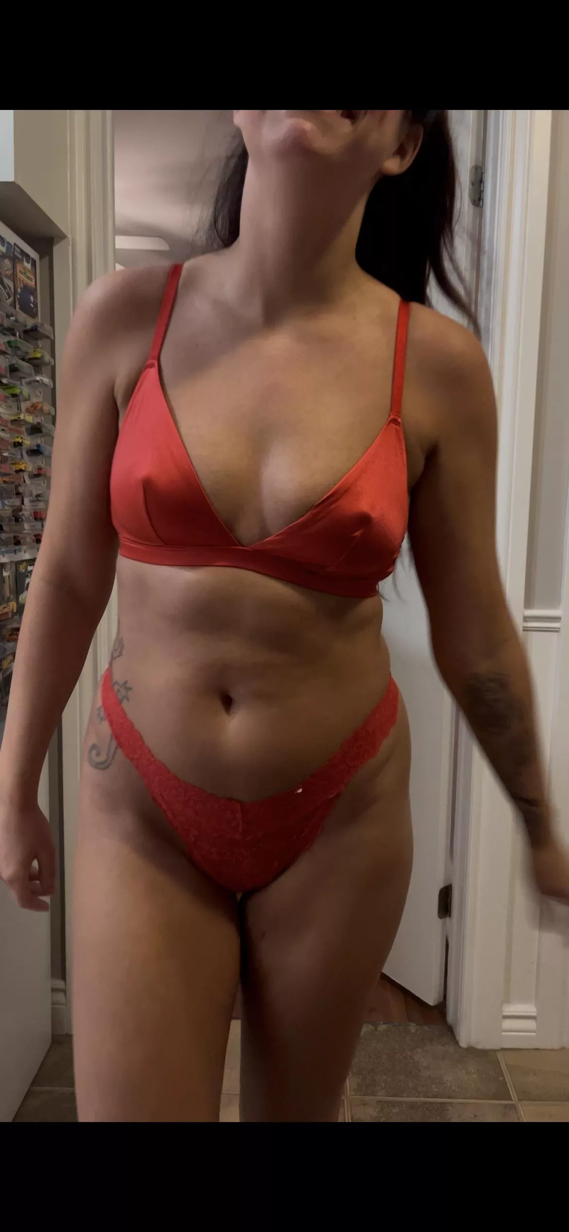 Surprised him with some sexy reds. 