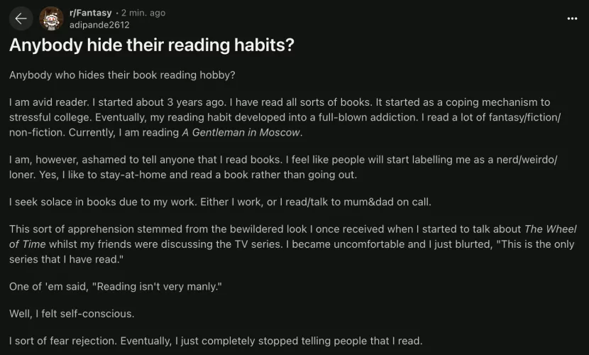 The Most Bullied Demographic: Re*ders