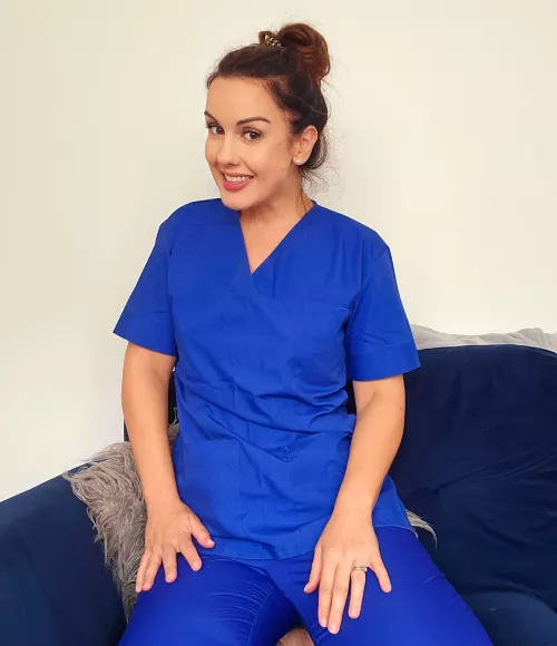 The scrubs are so comfortable, but I'm looking forward to getting them off 