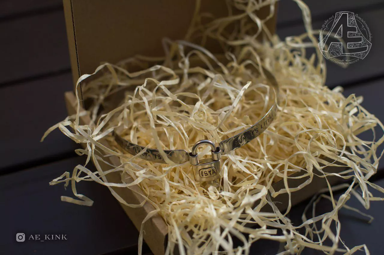 The stamped stainless bespoke collar listing with a lock is finally up. Check it out. The link is in the description