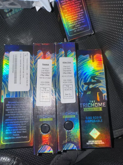 The Trichome Collective Rosin Disposables 