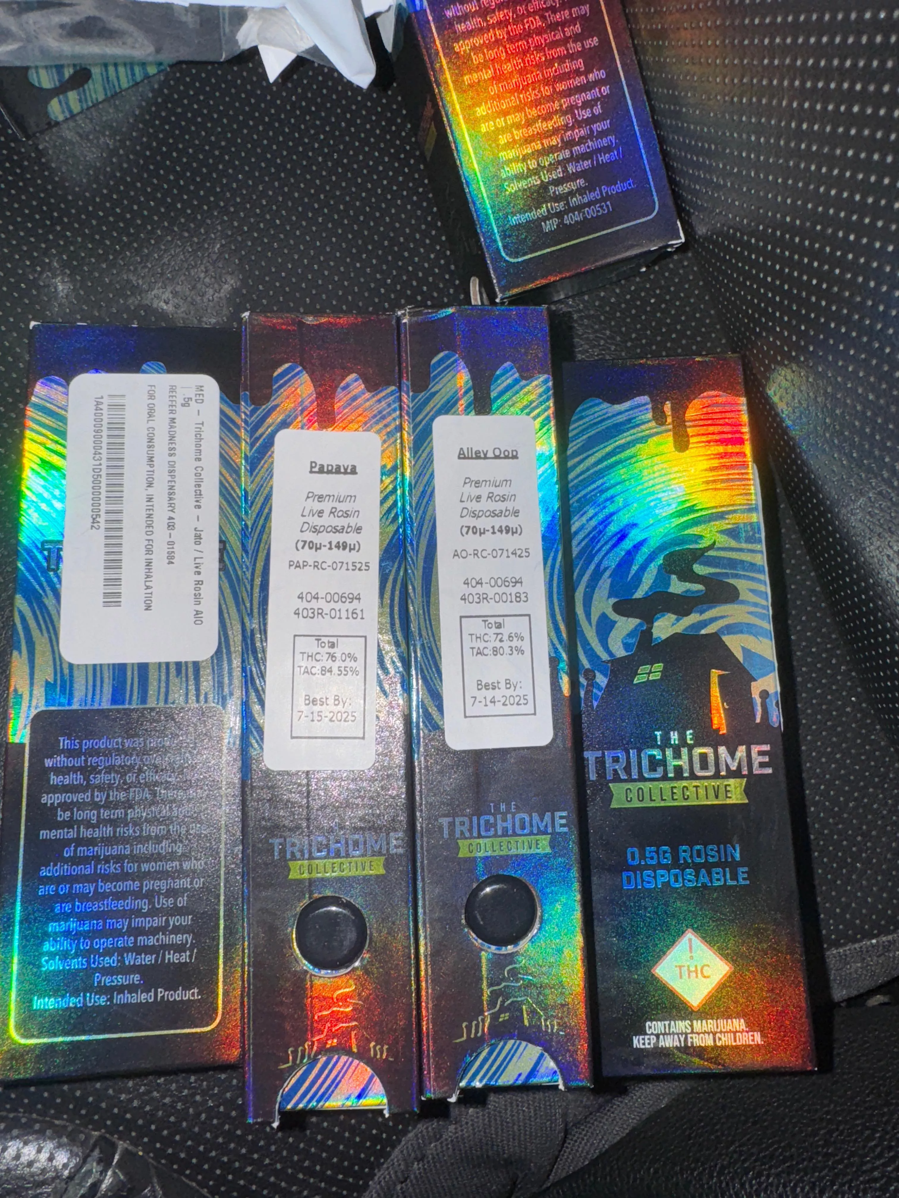 The Trichome Collective Rosin Disposables 