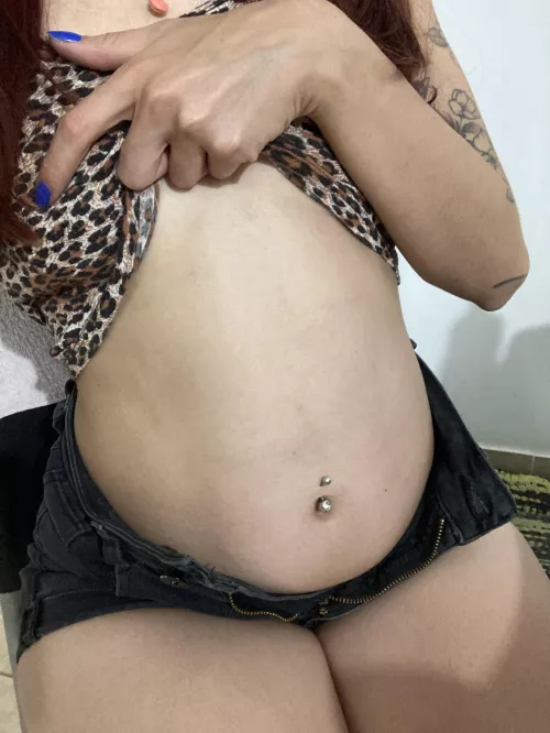 This is how I my big belly looks like 