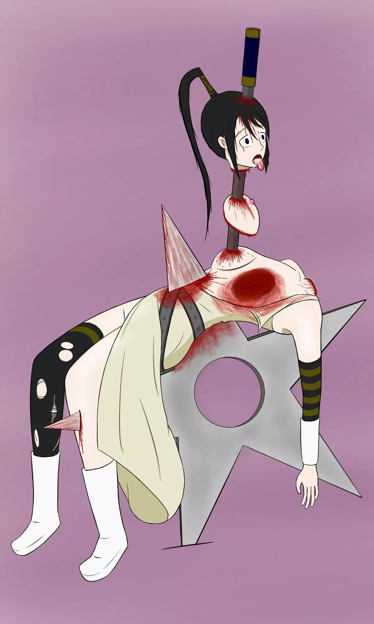 Try out your own weapon (Tsubaki from Soul Eater)