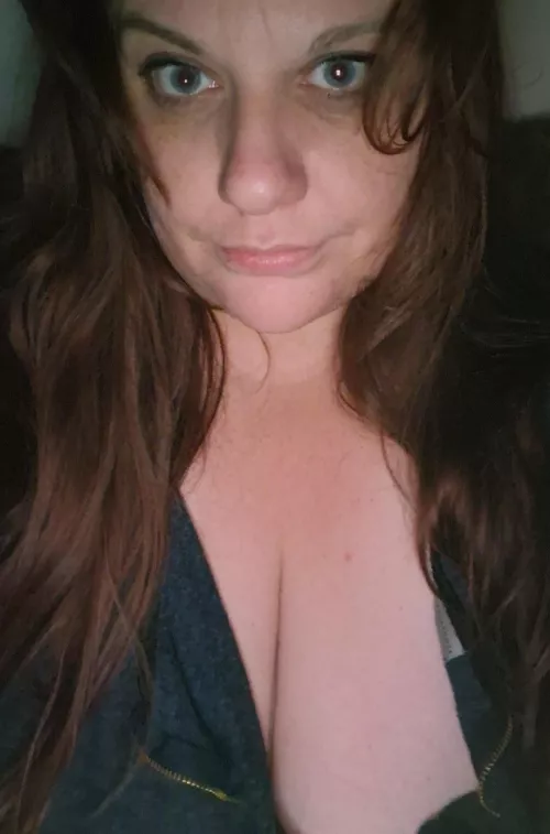 Unzipped and feeling cheeky 