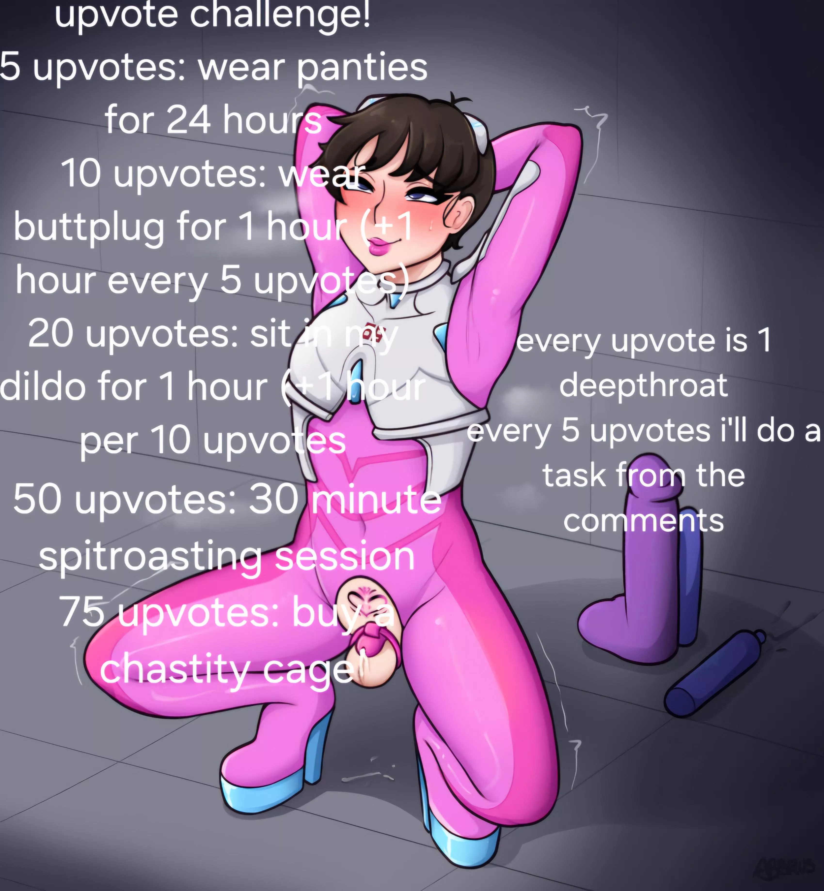 Upvote challenge! Make me a total slut!