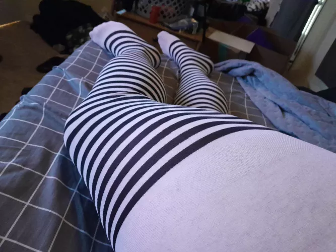 Waiting on my purple striped ones to show up 🤭