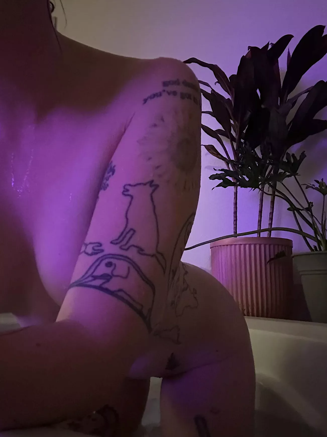 Warm bath on a cold day