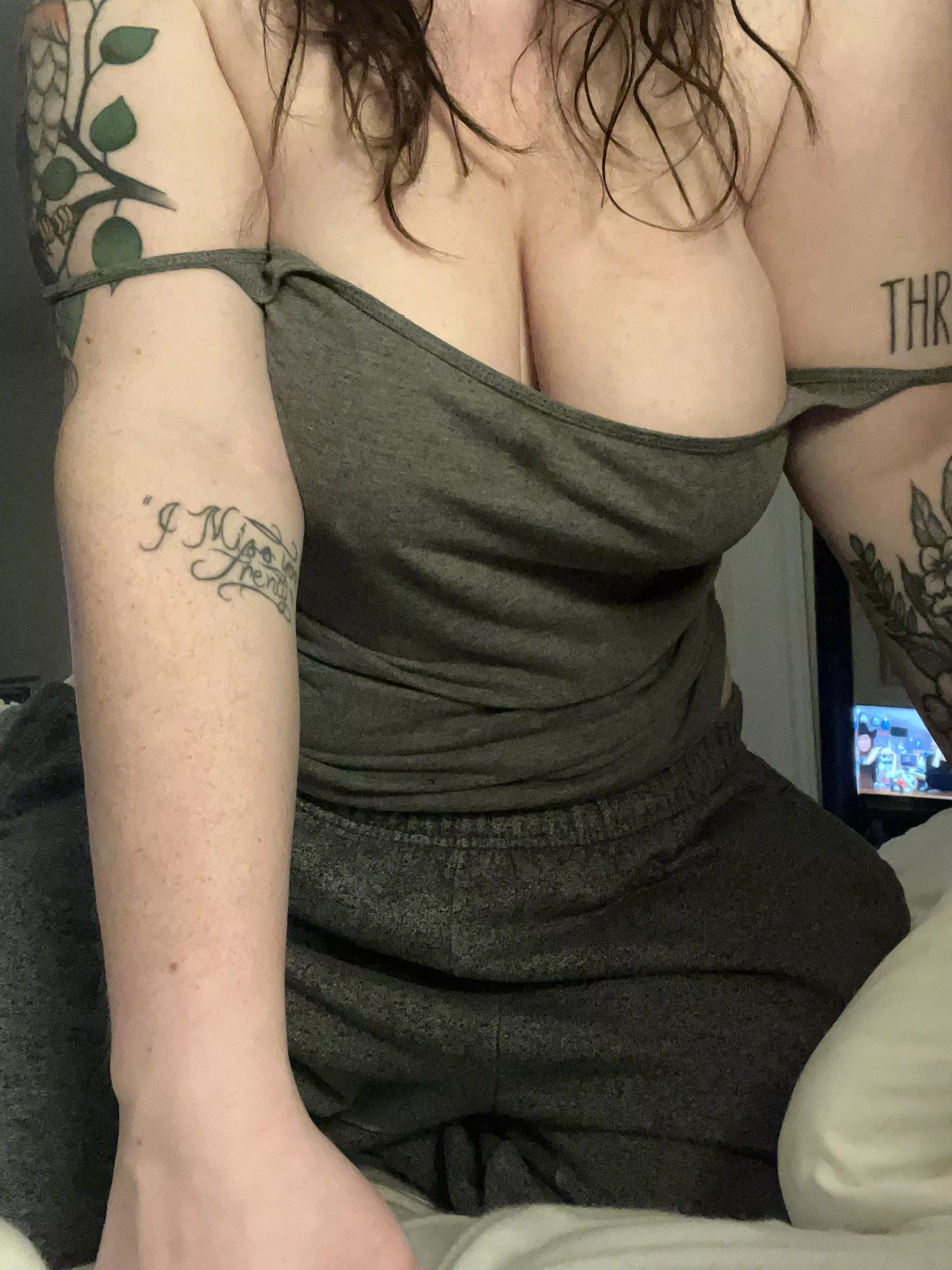 What’s something better than fucking before bed?