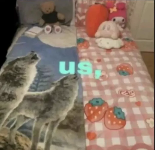 When I’m a wolfie and she’s my little strawberry 