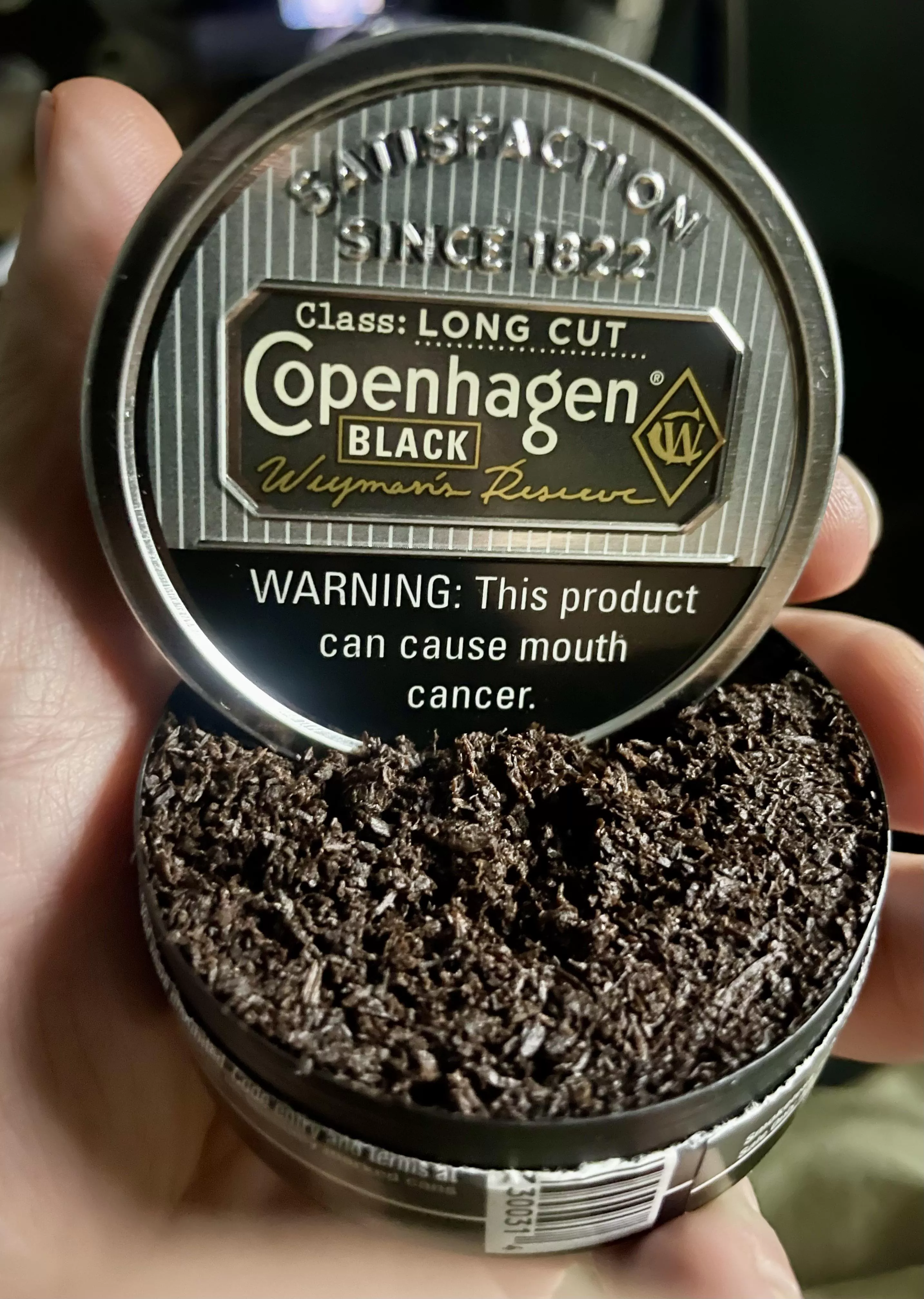 Winding down with Copenhagen Black tonight.