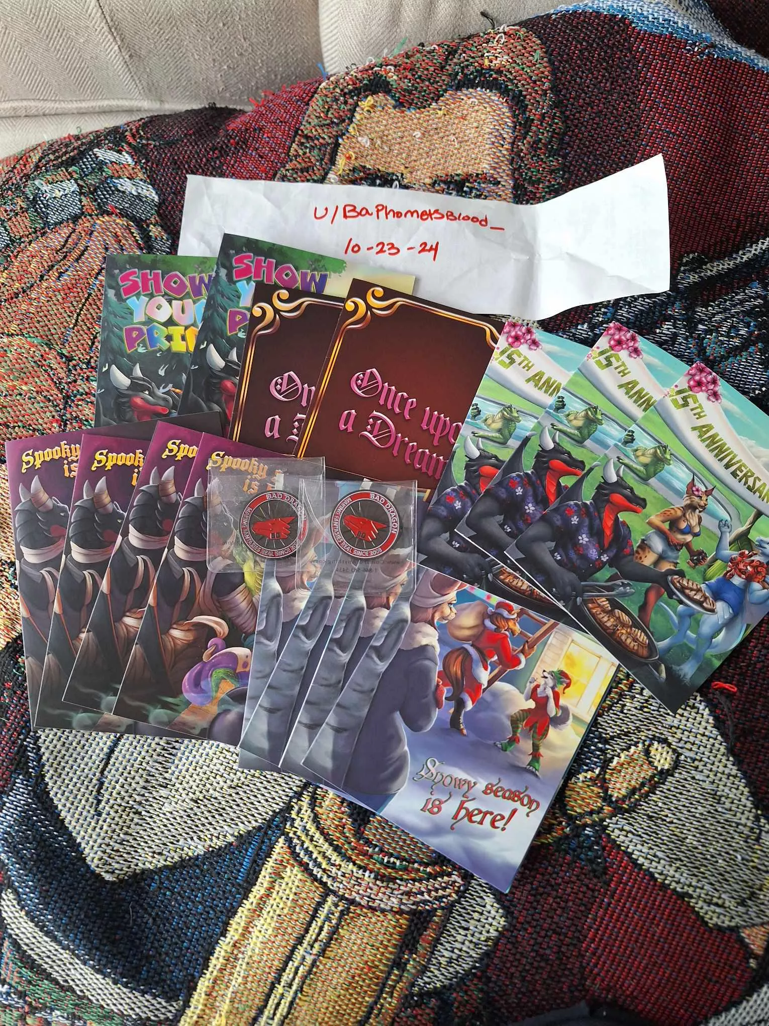 WTS BD cards and 15 year anniversary coins