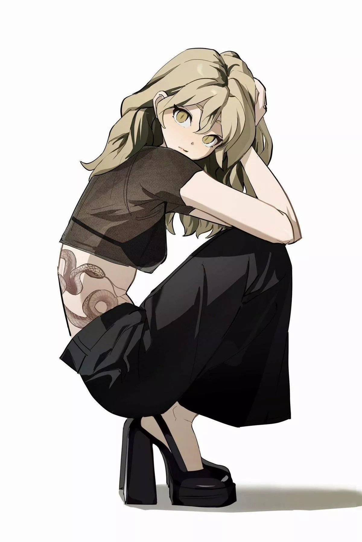 You (46M) looked at the tattoo on your side thinking back to how you yelled at her when you first saw it. After you died in a car crash you woke up in your daughter’s body (18) You had no choice but to accept this. But would you be the good girl you wa