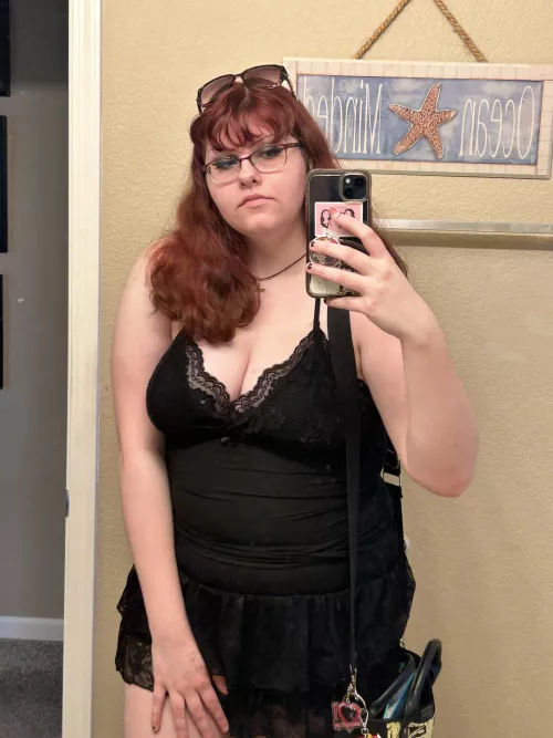 you go weak for miniskirts and cleavage