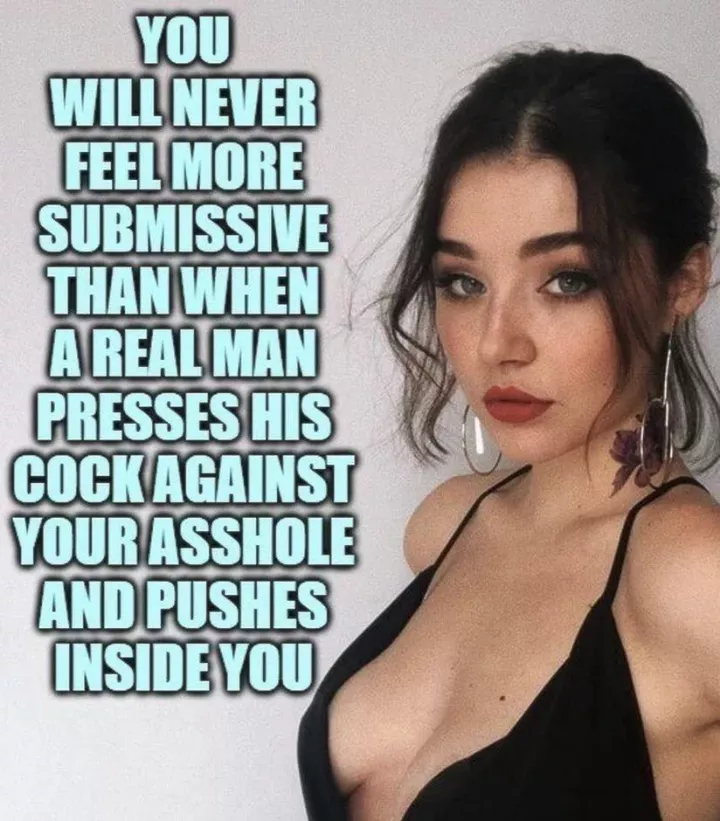 You will never feel more submissive 