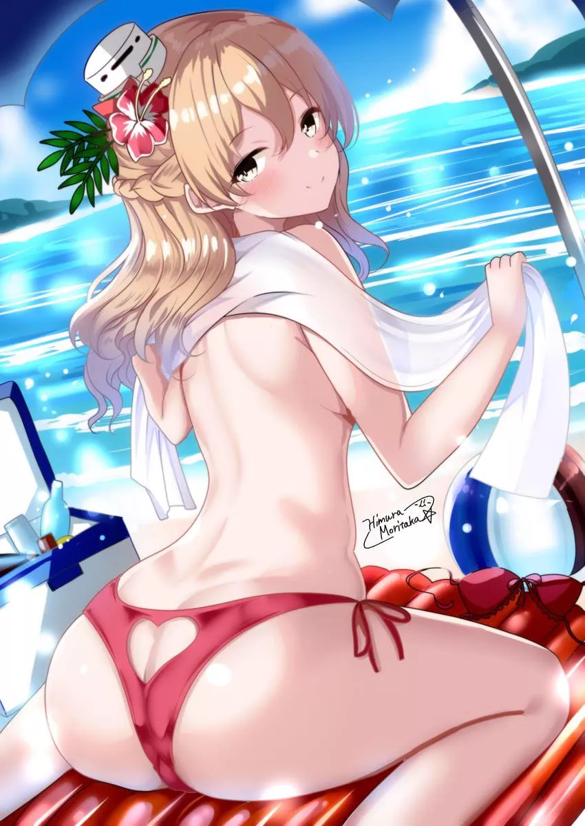 Zara Sitting at the Beach [KanColle]