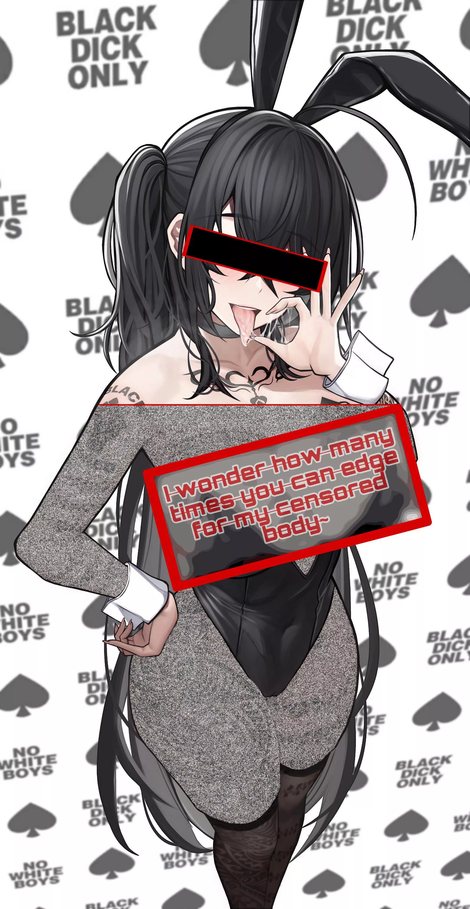 1: answer her question 🤭 and 2: I really need some help with picking next pics to censor so if any beta wants to be useful hit me up :* 