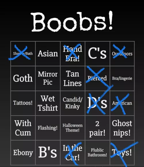 29M - any help with my bingo card?