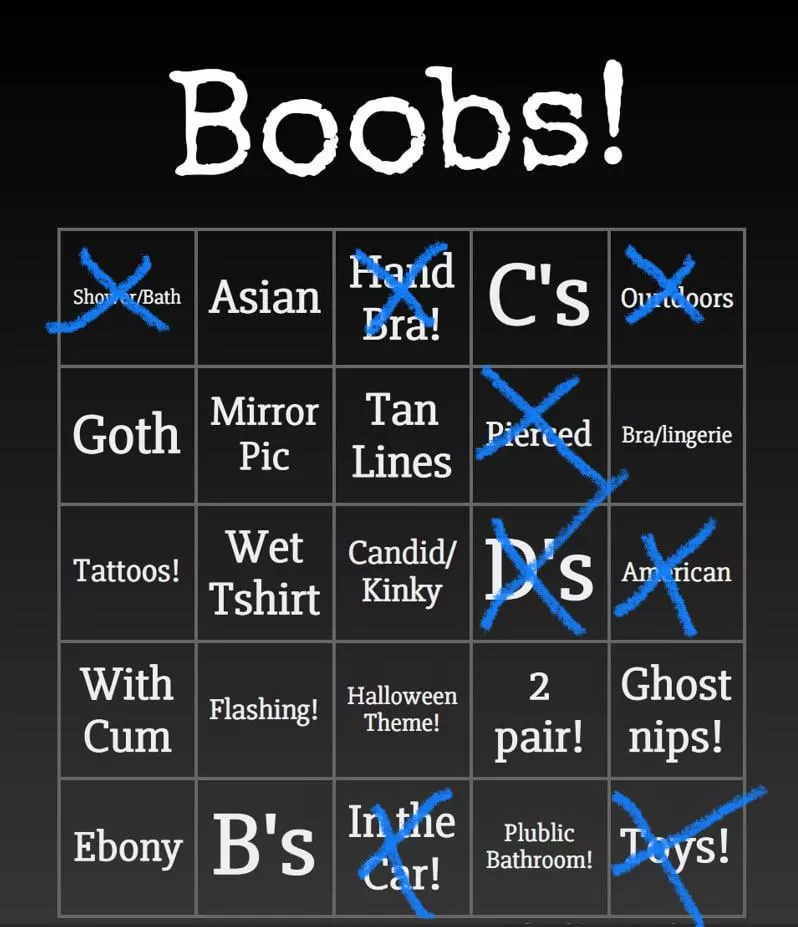 29M - any help with my bingo card?