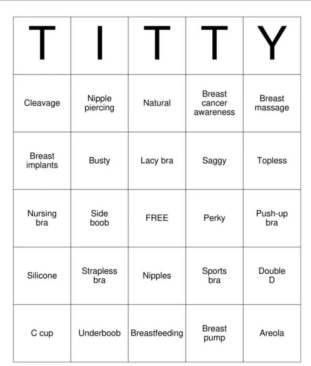 33 M- help me with my first bingo card please 