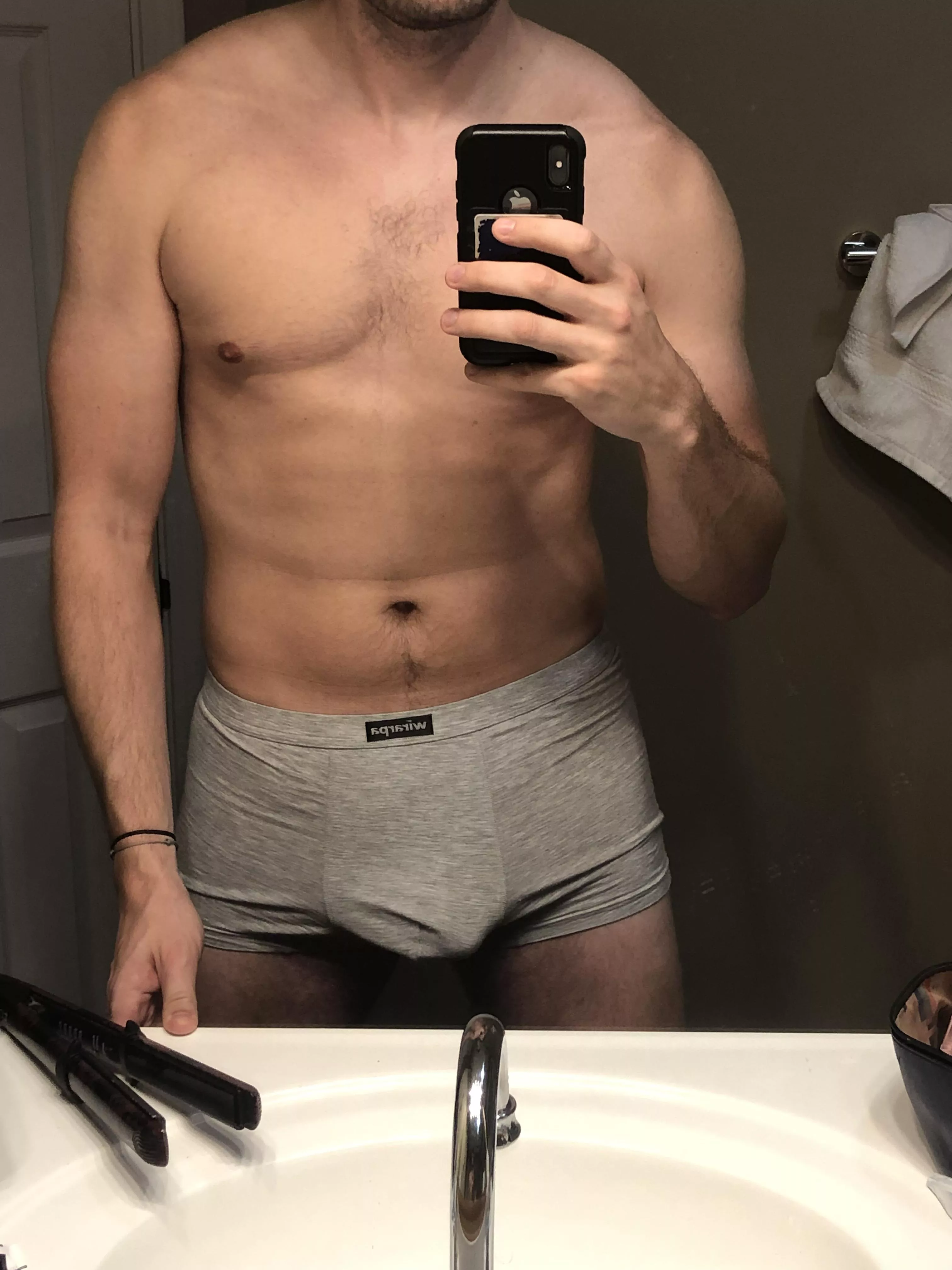 [33] My new boxer briefs came in. You think my wife will Iike them?