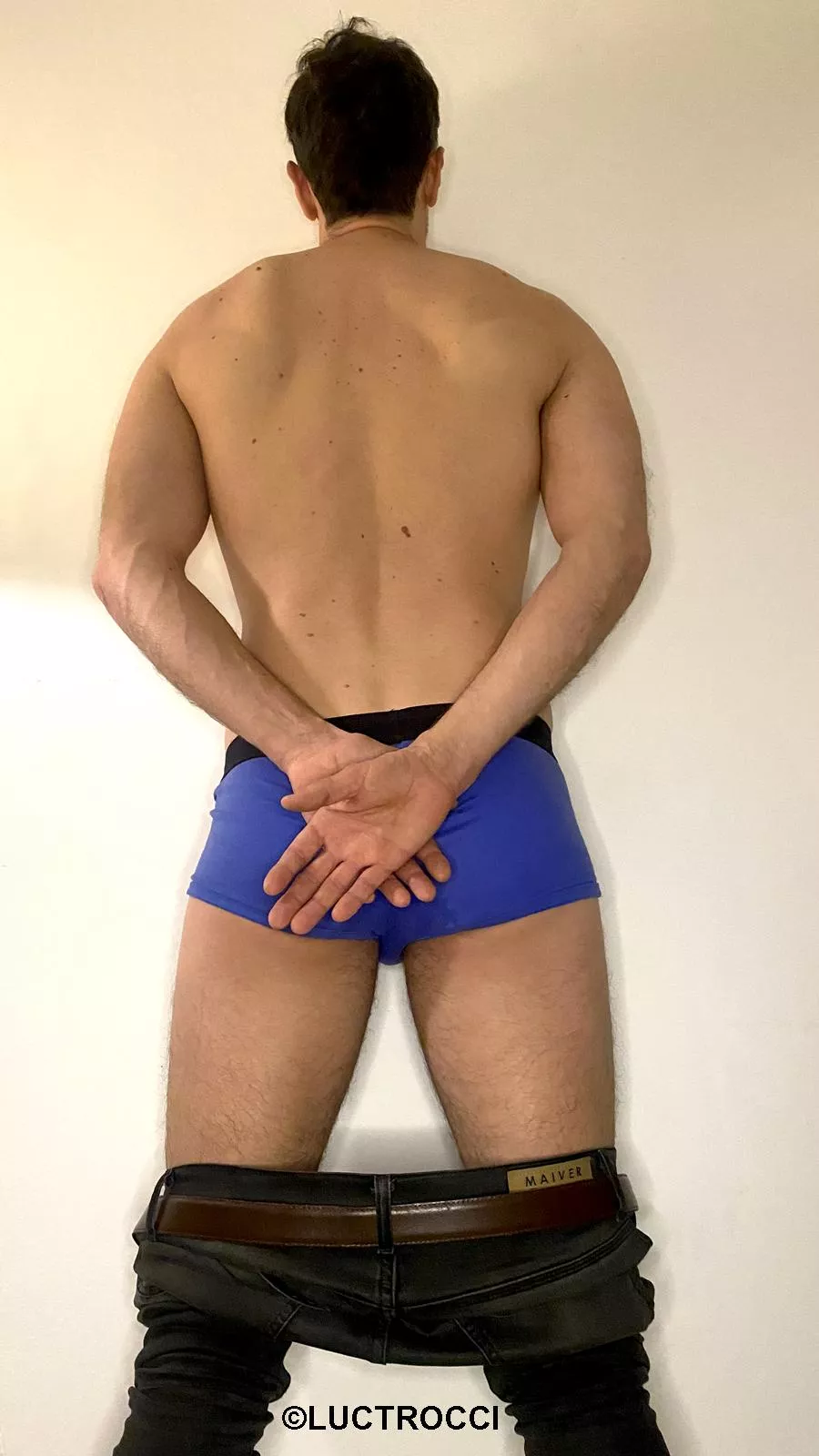 Against the wall😈