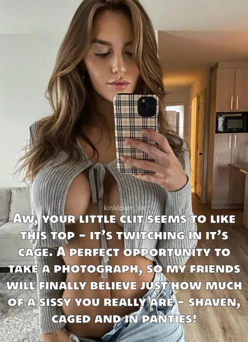 And once her friends know, EVERYONE will know…