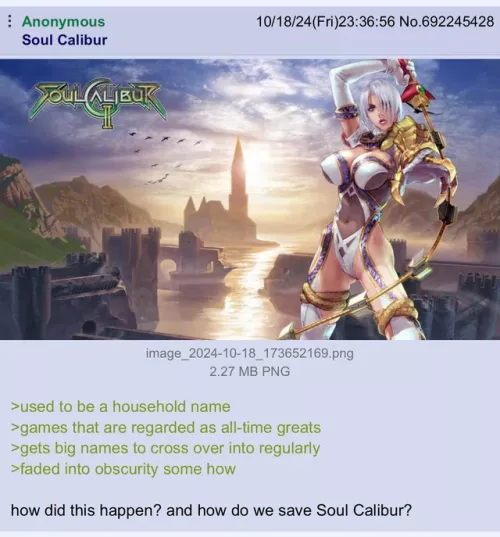 Anon likes Soulcalibur