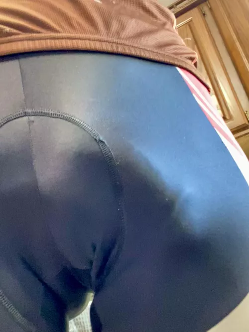 Before heading out on a bike ride! ;)