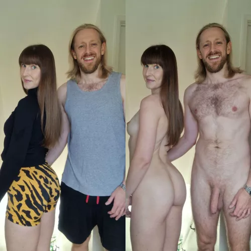 Before or after discovering nudism.. 🤪✨️ Which do you prefer Left or Right 👀 