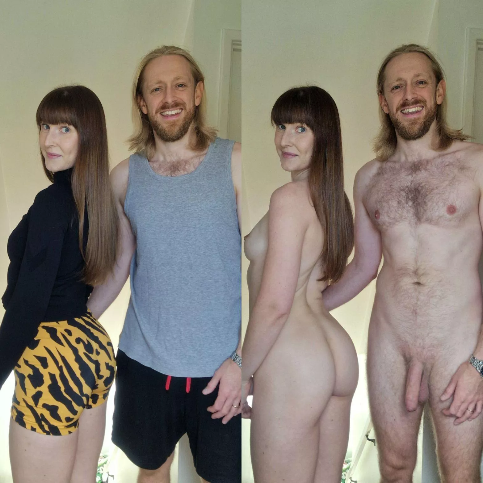 Before or after discovering nudism.. 🤪✨️ Which do you prefer Left or Right 👀 