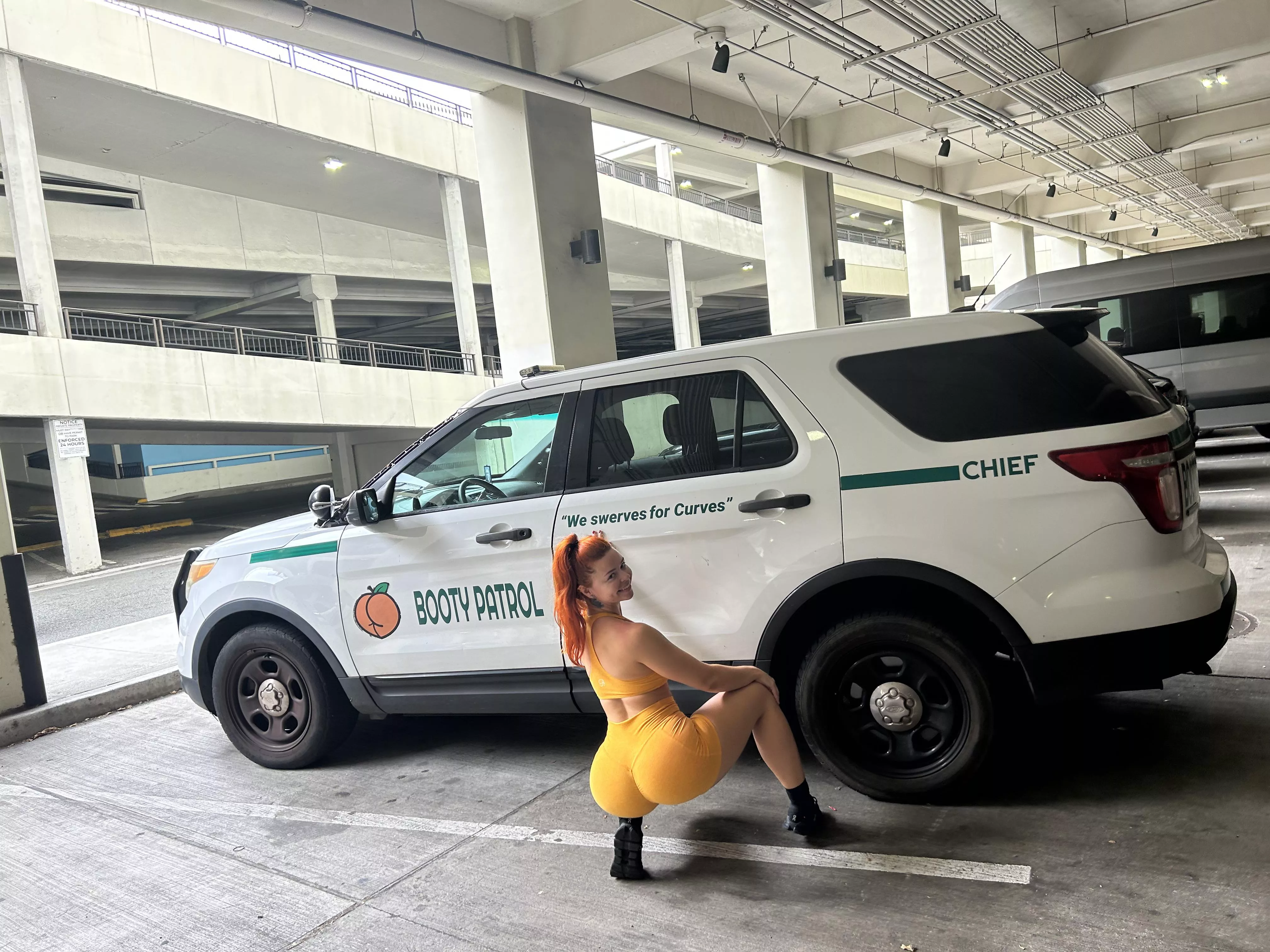 caught by the booty patrol