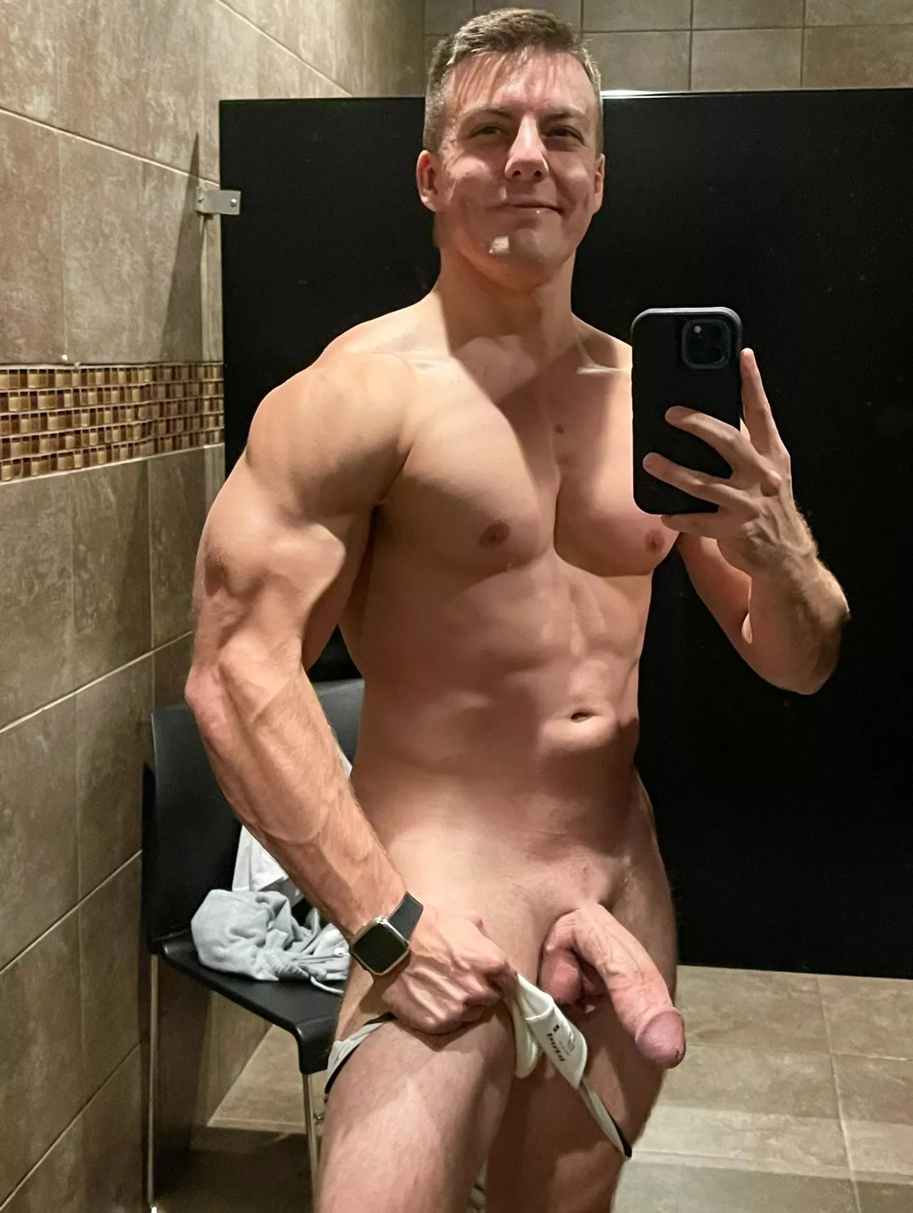 Check out my thick arms. So veiny [30]