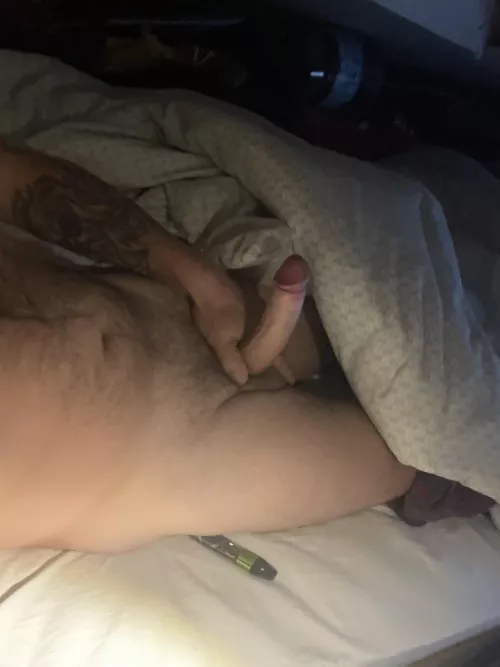 Climb under sheets and let me please you 