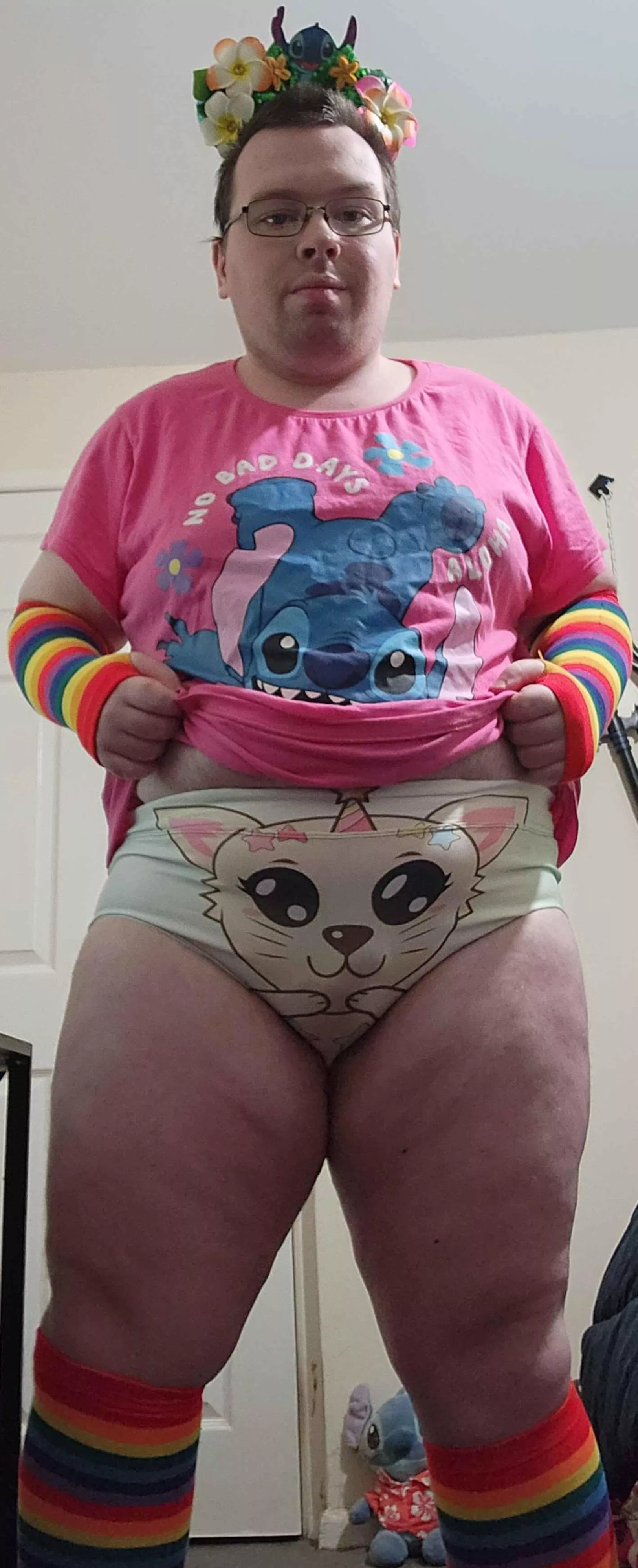 Come pet the cute kitty on my panties 🤭