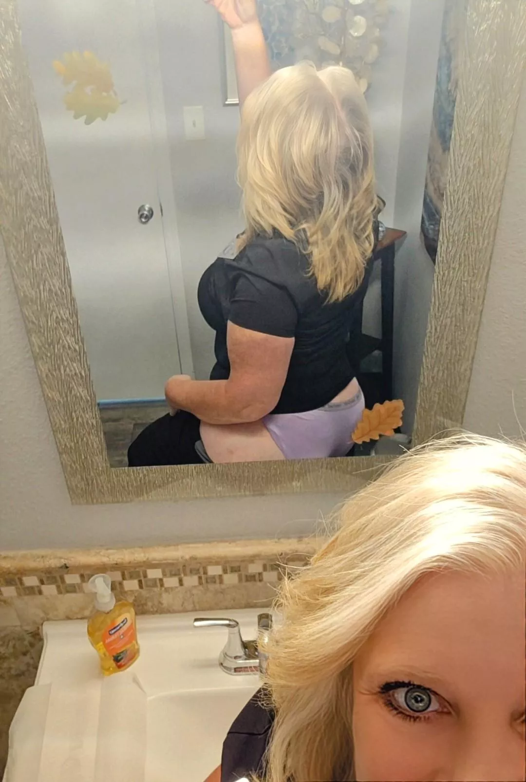 Dentist Office Booty Selfie for You.. I'm Christine I'm Black Scrubs 