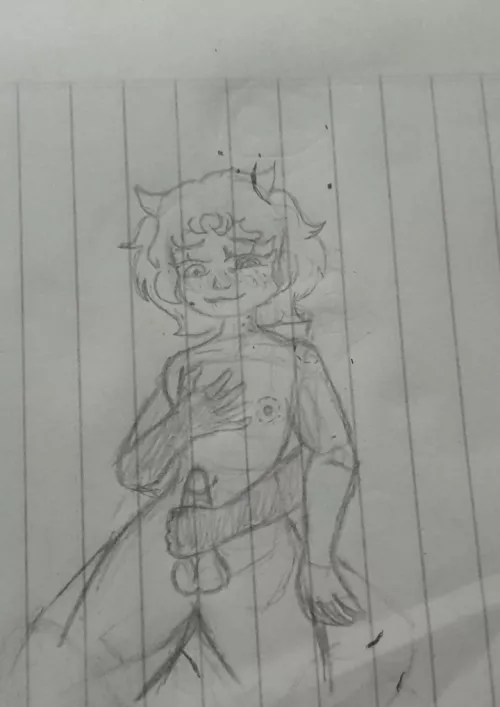 Dibujo sin terminar de Celio :3