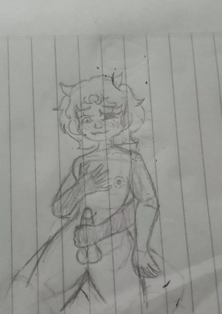 Dibujo sin terminar de Celio :3