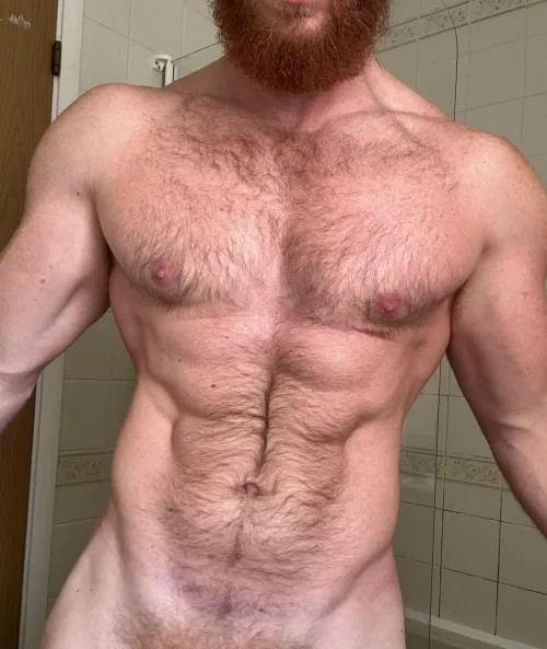 Do you want to put your hands all over this hairy muscular body?