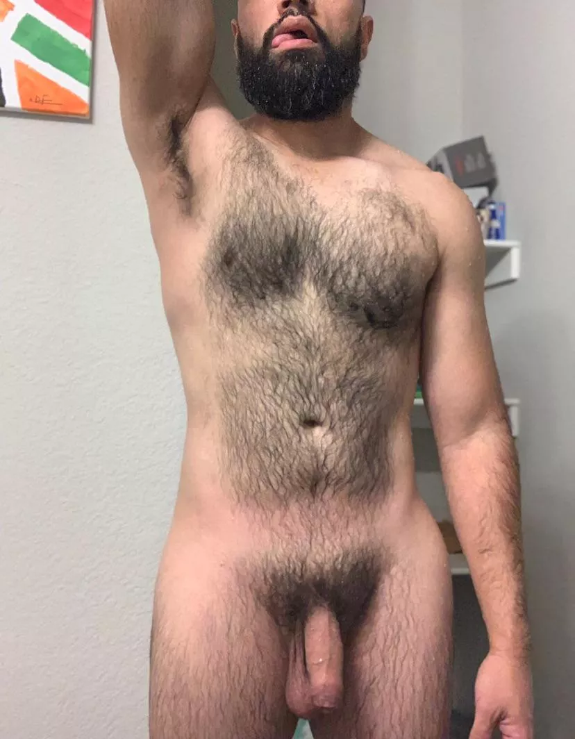 Fresh out of the shower, but willing to get dirty again ;)