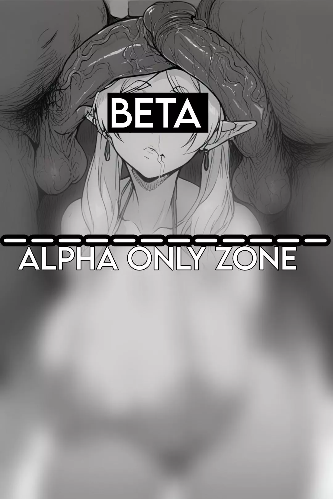 Get a good look, beta, that's how real cocks look like. Far longer than your clitty, aren't they?